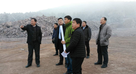仟億達與葫蘆島市領導不畏嚴寒，共同實地考察勘測及選址